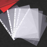 Data Pocket A3 - Designer Sheet Protector/Transparent Documents Sleeve (11-Holes Punched)